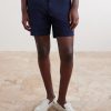 Straight-Leg Cotton-Blend Shorts - FR Straight-Leg Cotton-Blend Shorts - FR