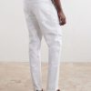 Straight-Leg Cotton-Blend Trousers - BK Straight-Leg Cotton-Blend Trousers - BK