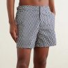 Printed Mid-Length Wide-Leg Swim Shorts - OU Printed Mid-Length Wide-Leg Swim Shorts - OU