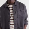 Herringbone Linen Overshirt - CU Herringbone Linen Overshirt - CU