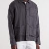 Herringbone Linen Overshirt - FR Herringbone Linen Overshirt - FR