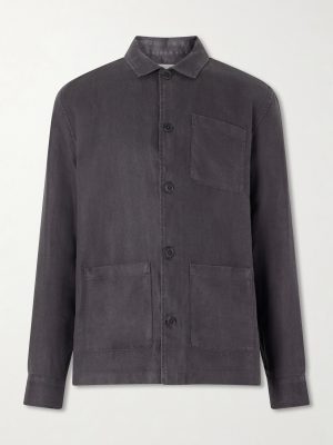 Herringbone Linen Overshirt Herringbone Linen Overshirt