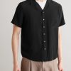 Vacation Camp-Collar Silk-Crepe Shirt - FR Vacation Camp-Collar Silk-Crepe Shirt - FR