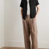 Vacation Camp-Collar Silk-Crepe Shirt - OU Vacation Camp-Collar Silk-Crepe Shirt - OU