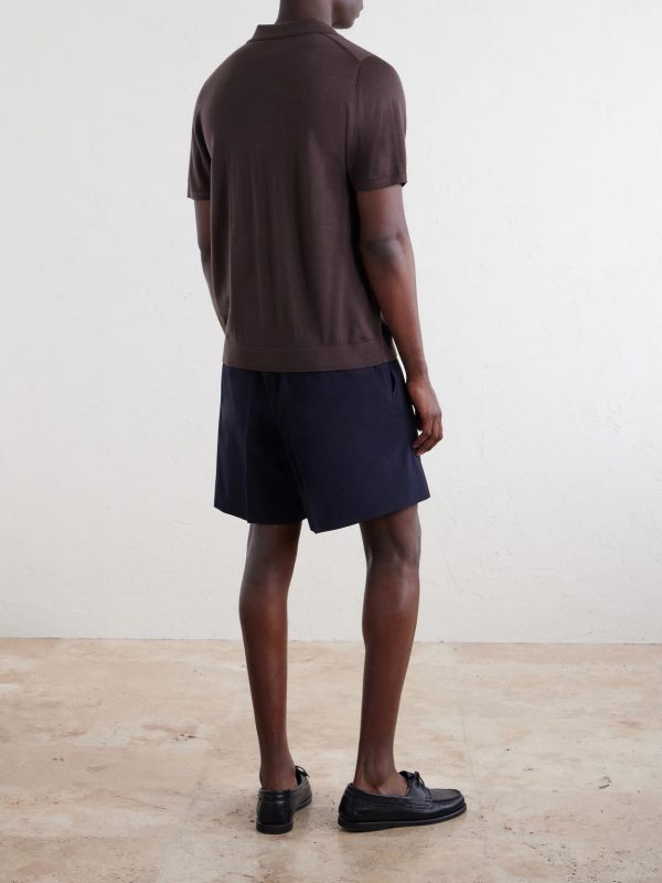 Merino Wool Polo Shirt - BK Merino Wool Polo Shirt - BK