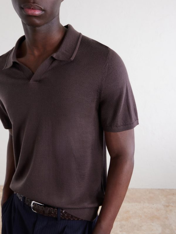 Merino Wool Polo Shirt - CU Merino Wool Polo Shirt - CU