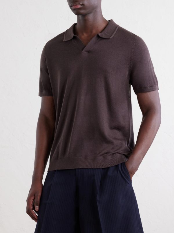 Merino Wool Polo Shirt - FR Merino Wool Polo Shirt - FR