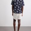 Camp-Collar Printed Linen and Lyocell-Blend Shirt - BK Camp-Collar Printed Linen and Lyocell-Blend Shirt - BK