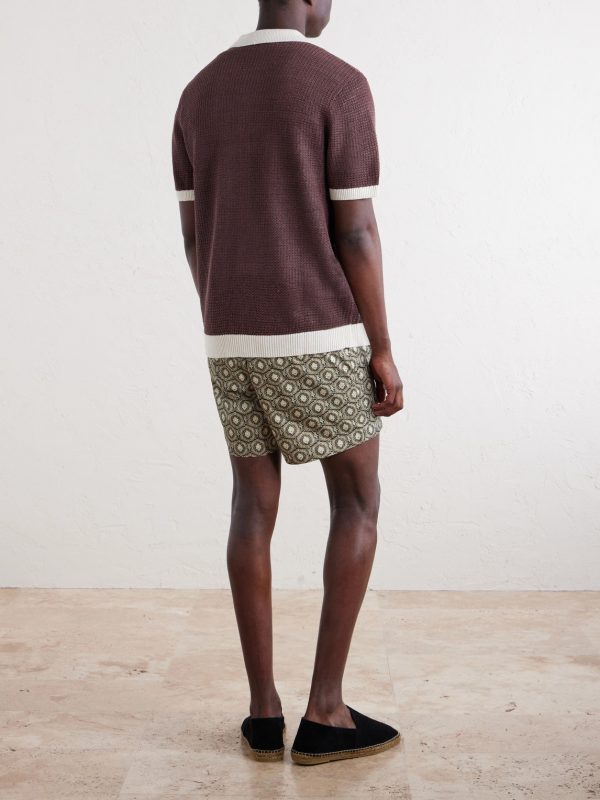 Crocheted Linen Shirt - BK Crocheted Linen Shirt - BK