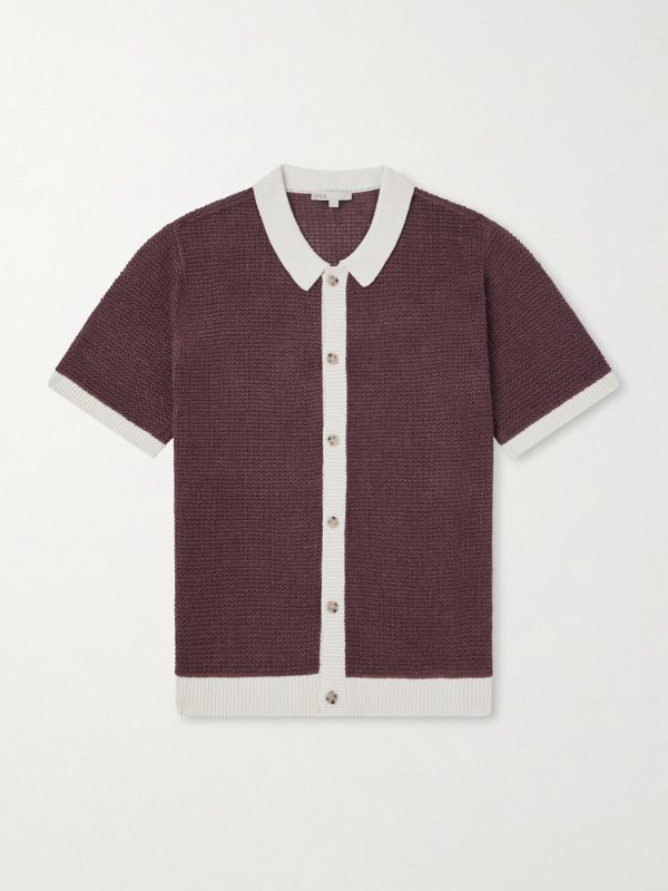 Crocheted Linen Shirt Crocheted Linen Shirt