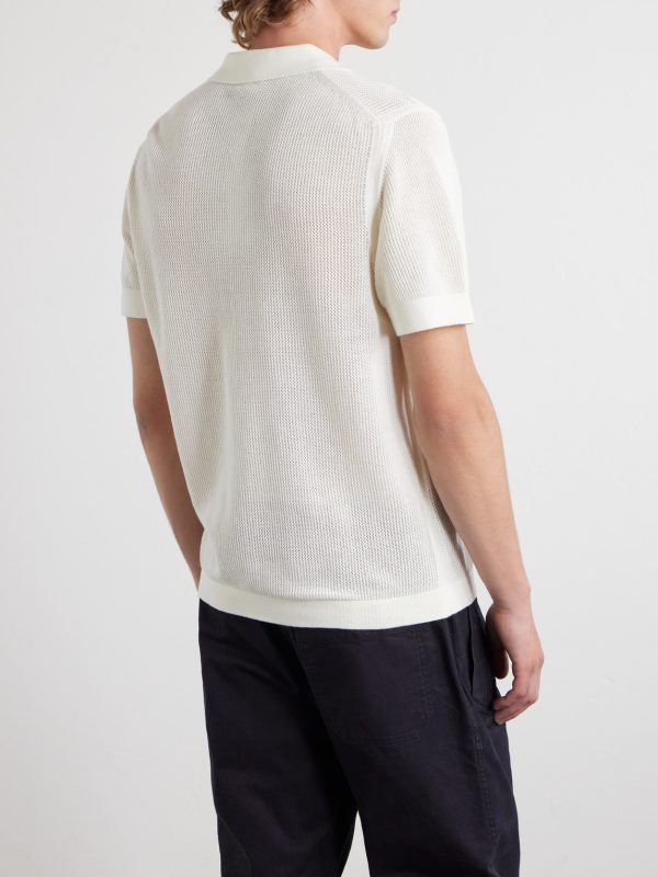 Crocheted Cotton Shirt - BK Crocheted Cotton Shirt - BK