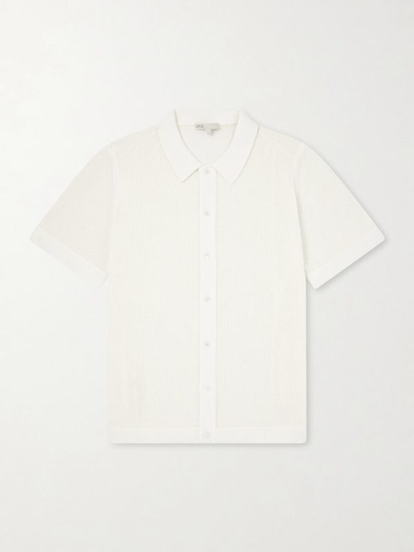 Crocheted Cotton Shirt Crocheted Cotton Shirt
