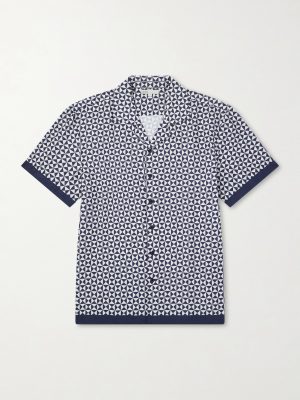 Camp-Collar Printed TENCEL™ Shirt Camp-Collar Printed TENCEL™ Shirt