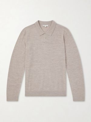 Merino Wool Polo Sweater Merino Wool Polo Sweater