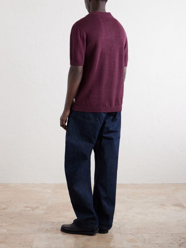 Linen, Silk and Cotton-Blend Polo Shirt - BK Linen, Silk and Cotton-Blend Polo Shirt - BK
