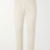 Straight-Leg Cotton-Blend Trousers Straight-Leg Cotton-Blend Trousers