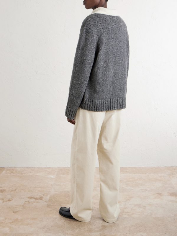 Gardian Wide-Leg Cotton-Corduroy Trousers - BK Gardian Wide-Leg Cotton-Corduroy Trousers - BK