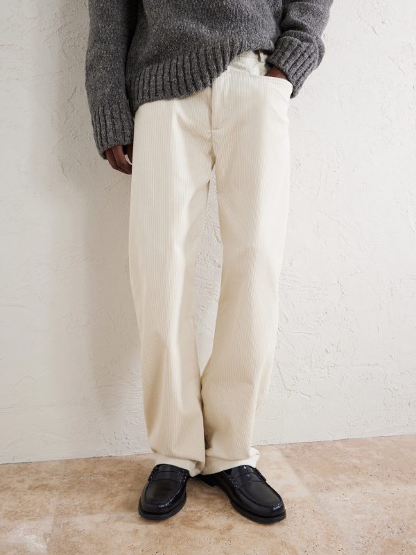 Gardian Wide-Leg Cotton-Corduroy Trousers - CU Gardian Wide-Leg Cotton-Corduroy Trousers - CU