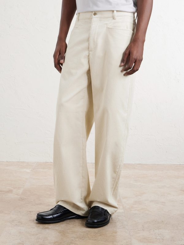 Gardian Wide-Leg Cotton-Corduroy Trousers - FR Gardian Wide-Leg Cotton-Corduroy Trousers - FR
