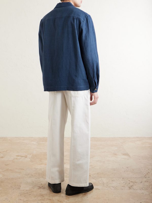 Linen and Wool-Blend Jacket - BK
