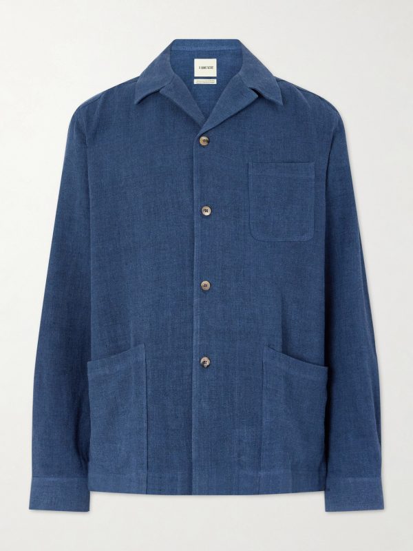 Linen and Wool-Blend Jacket