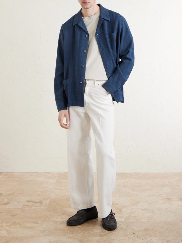 Linen and Wool-Blend Jacket - OU