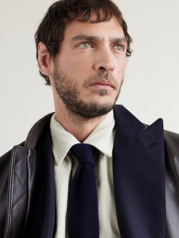 + Marcel Lassance 6cm Knitted Wool Tie - FR