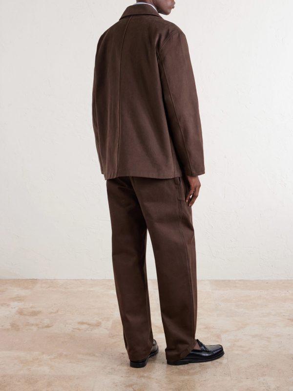 Traveler Cotton-Twill Suit Jacket - BK