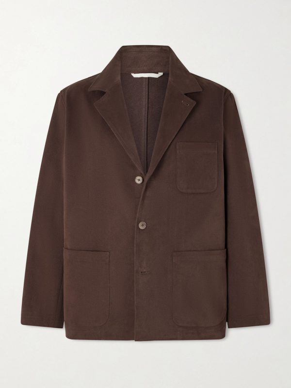Traveler Cotton-Twill Suit Jacket