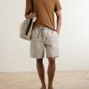 Traveler Straight-Leg Linen Shorts - OU