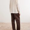 Holiday Camp-Collar Crocheted Cotton Shirt - BK