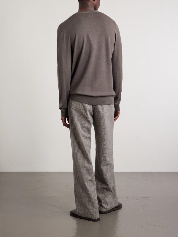 Saxophonist Wool Sweater - BK