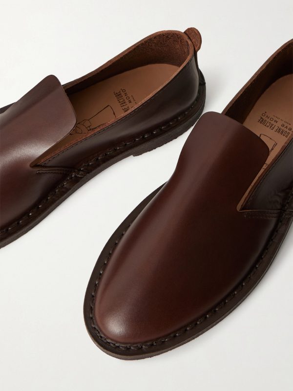 + Steve Mono Leather Loafers - CU