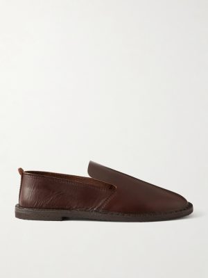 + Steve Mono Leather Loafers + Steve Mono Leather Loafers