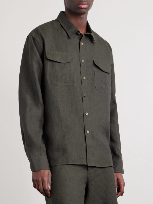 Linen Overshirt - FR Linen Overshirt - FR