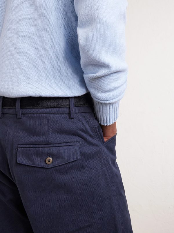 Gardian Wide-Leg Cotton-Twill Suit Trousers - CU Gardian Wide-Leg Cotton-Twill Suit Trousers - CU