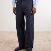 Gardian Wide-Leg Cotton-Twill Suit Trousers - FR Gardian Wide-Leg Cotton-Twill Suit Trousers - FR