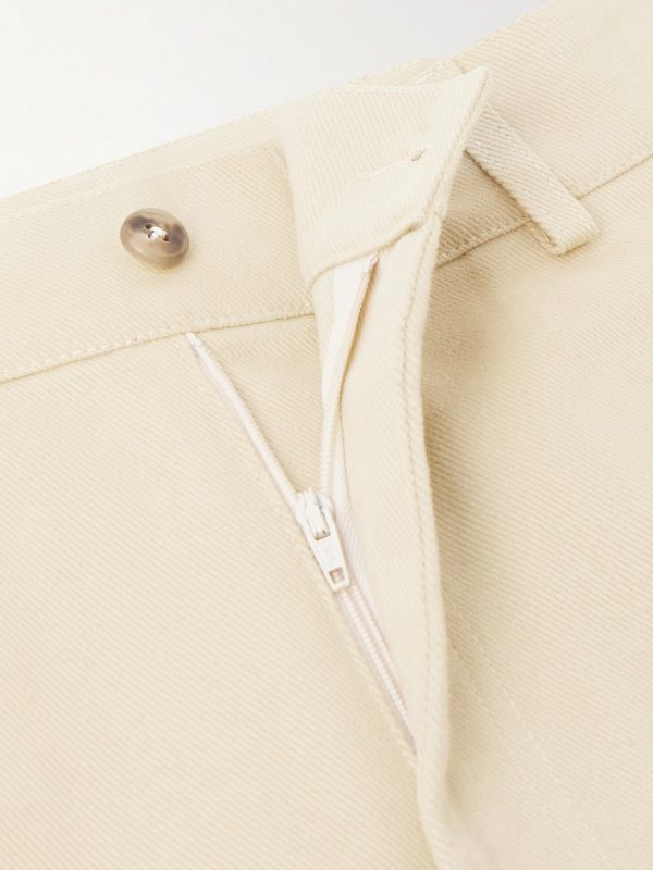 Balloon Tapered Cotton-Drill Trousers - CU