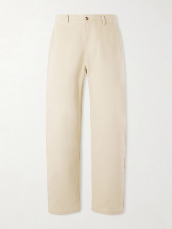 Balloon Tapered Cotton-Drill Trousers