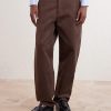 Straight-Leg Cotton-Twill Suit Trousers - FR Straight-Leg Cotton-Twill Suit Trousers - FR