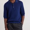 Honeycomb-Knit Cotton Polo Shirt - FR Honeycomb-Knit Cotton Polo Shirt - FR