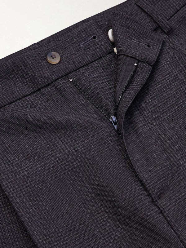 Grandad Straight-Leg Wool Trousers - E1 Grandad Straight-Leg Wool Trousers - E1