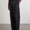 Grandad Straight-Leg Wool Trousers - FR Grandad Straight-Leg Wool Trousers - FR