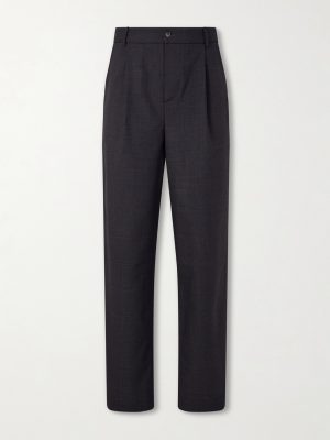 Grandad Straight-Leg Wool Trousers Grandad Straight-Leg Wool Trousers