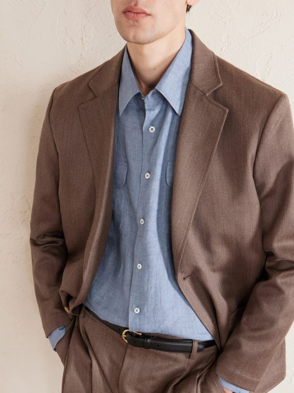 Chambray Linen Shirt - CU Chambray Linen Shirt - CU