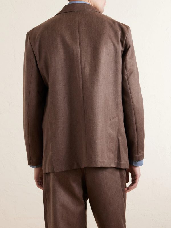Writers Wool and Cotton-Blend Suit Jacket - BK Writers Wool and Cotton-Blend Suit Jacket - BK