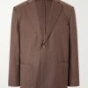 Writers Wool and Cotton-Blend Suit Jacket Writers Wool and Cotton-Blend Suit Jacket