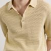 Honeycomb-Knit Cotton Polo Shirt - CU