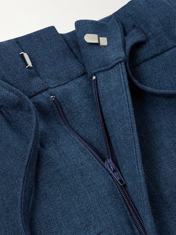 Lounge Straight-Leg Linen and Wool-Blend Suit Trousers - E1 Lounge Straight-Leg Linen and Wool-Blend Suit Trousers - E1