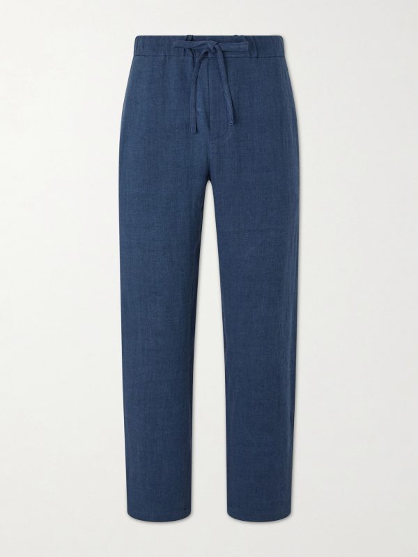 Lounge Straight-Leg Linen and Wool-Blend Suit Trousers Lounge Straight-Leg Linen and Wool-Blend Suit Trousers